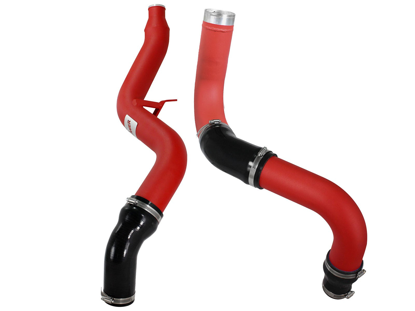 BladeRunner 3 Inch Aluminum Hot and Cold Charge Pipe Kit Red Dodge Ram 1500 EcoDiesel 14-18 V6-3.0L (td) aFe Power