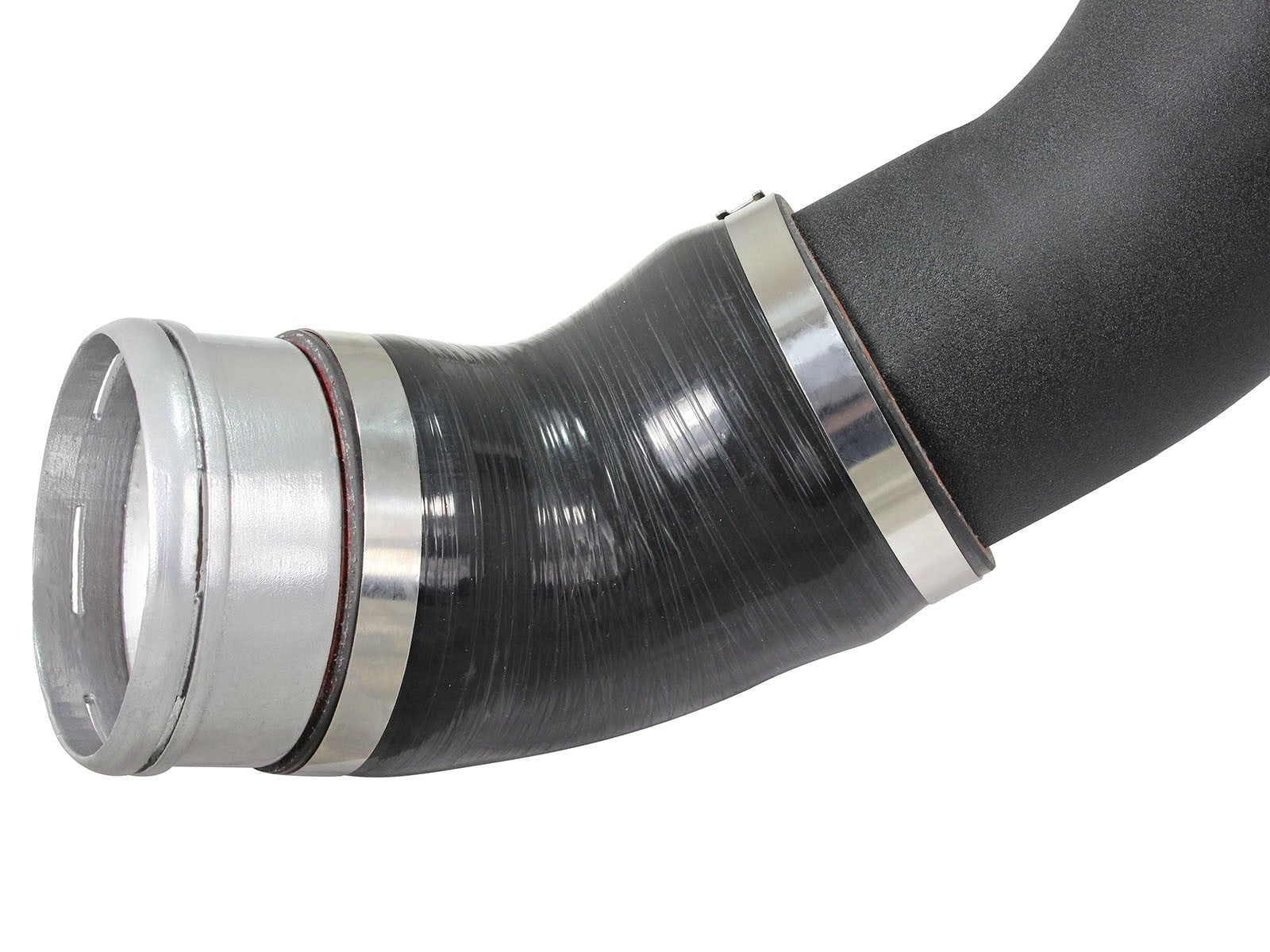 BladeRunner Aluminum Hot and Cold Charge Pipe Kit Black Ford F-150 15-19 V6-2.7L (tt) aFe Power