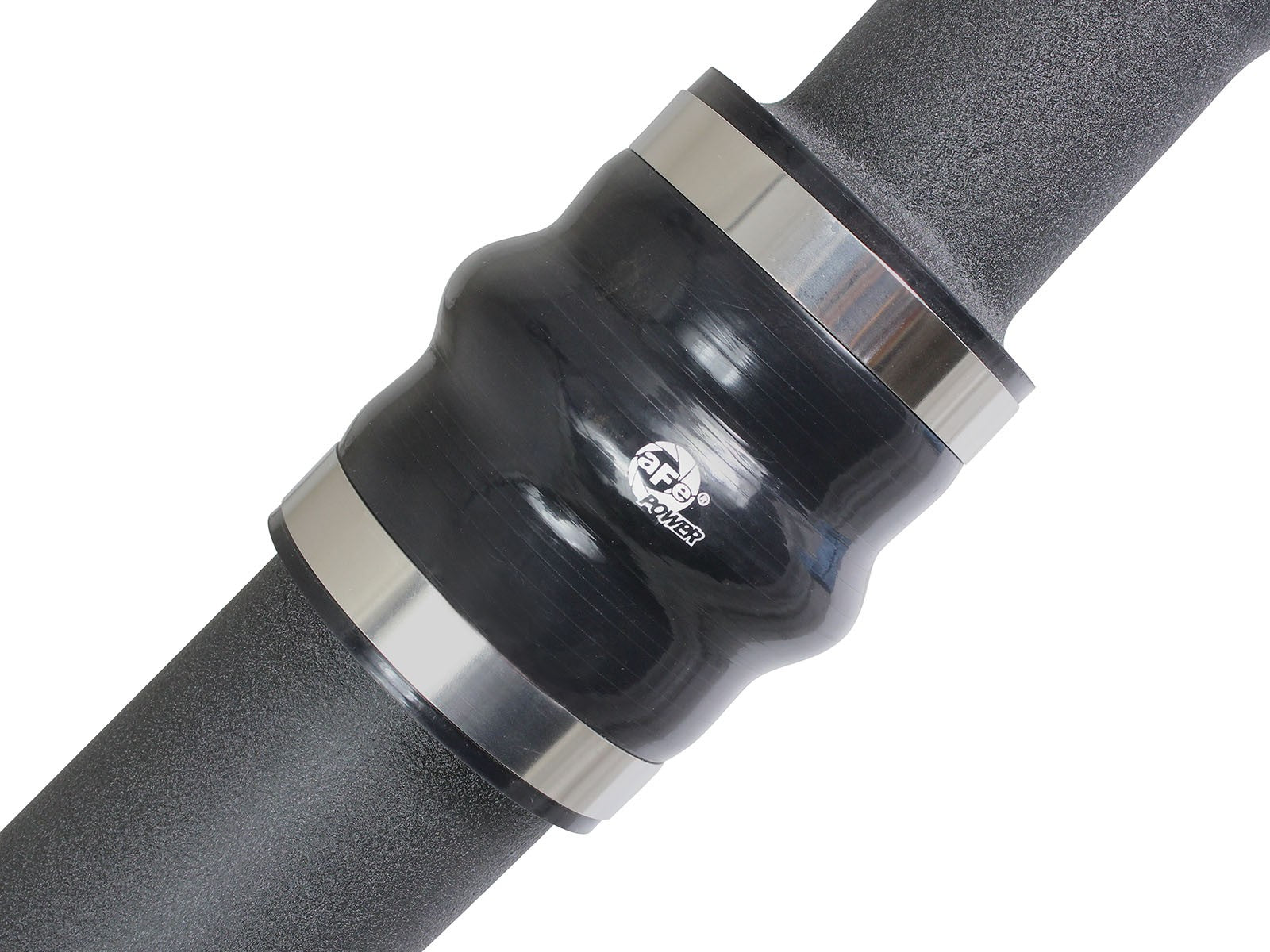 BladeRunner Aluminum Hot and Cold Charge Pipe Kit Black Ford F-150 15-19 V6-2.7L (tt) aFe Power