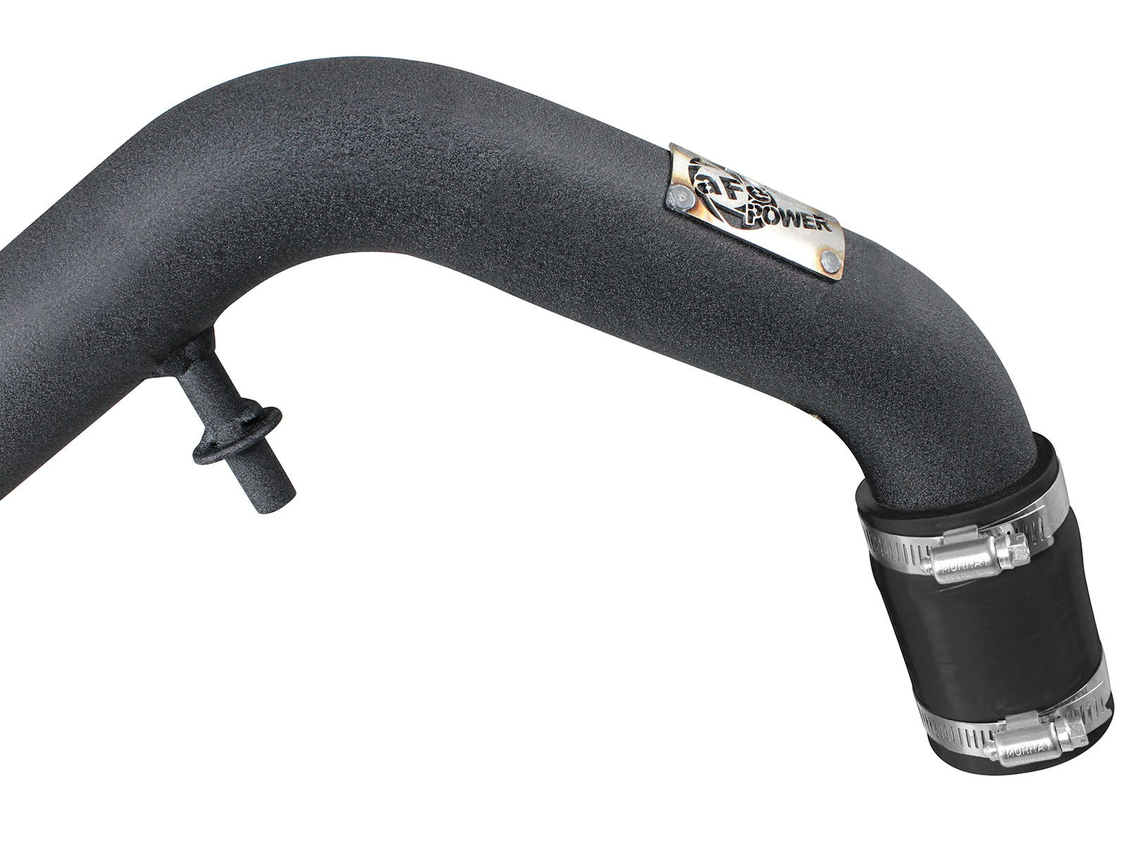 BladeRunner Aluminum Hot and Cold Charge Pipe Kit Black Ford F-150 15-19 V6-2.7L (tt) aFe Power