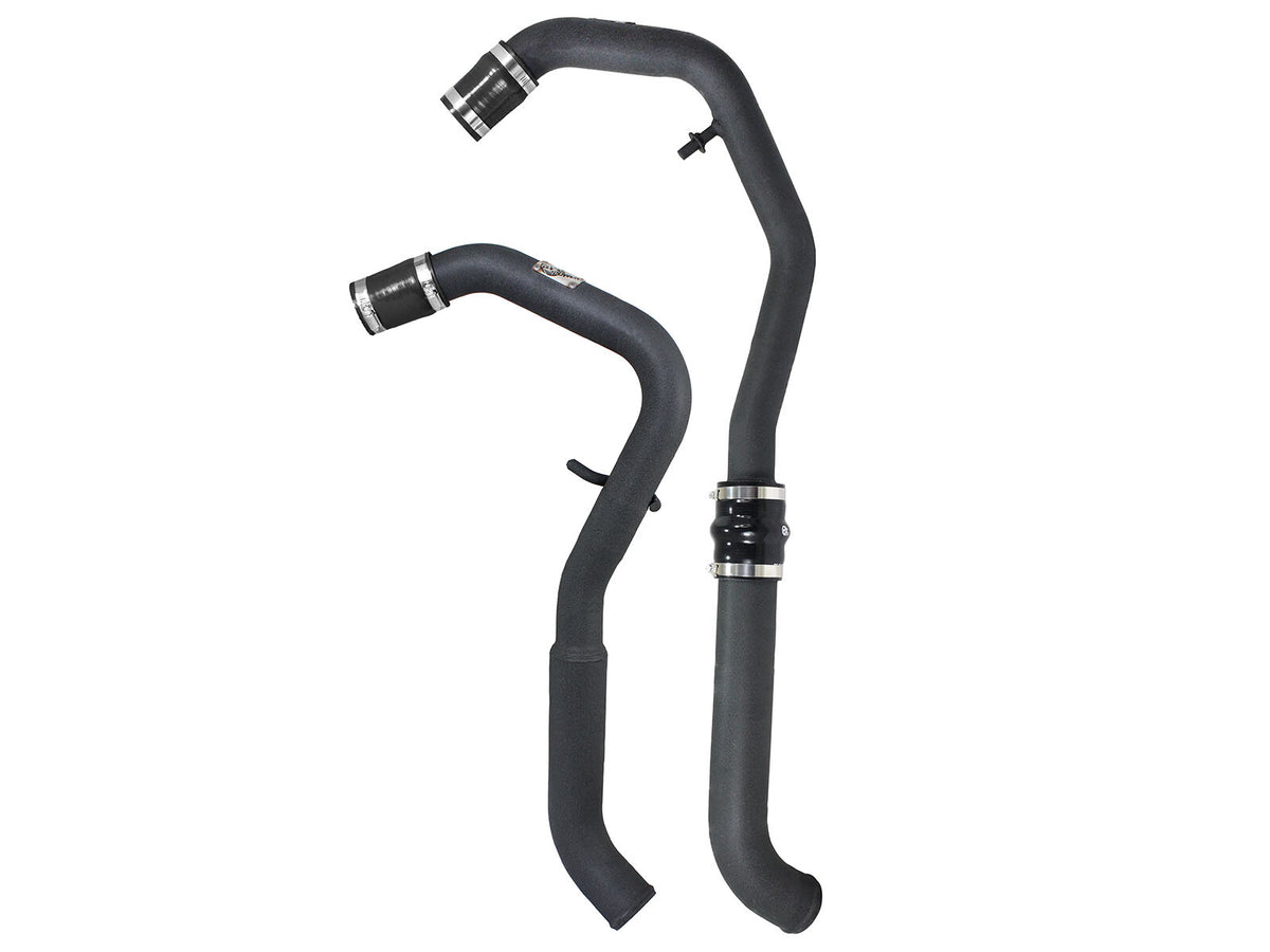 BladeRunner 3 Inch Aluminum Hot Charge Pipe Black Ford F-150 15-19 V6-2.7L (tt) aFe Power