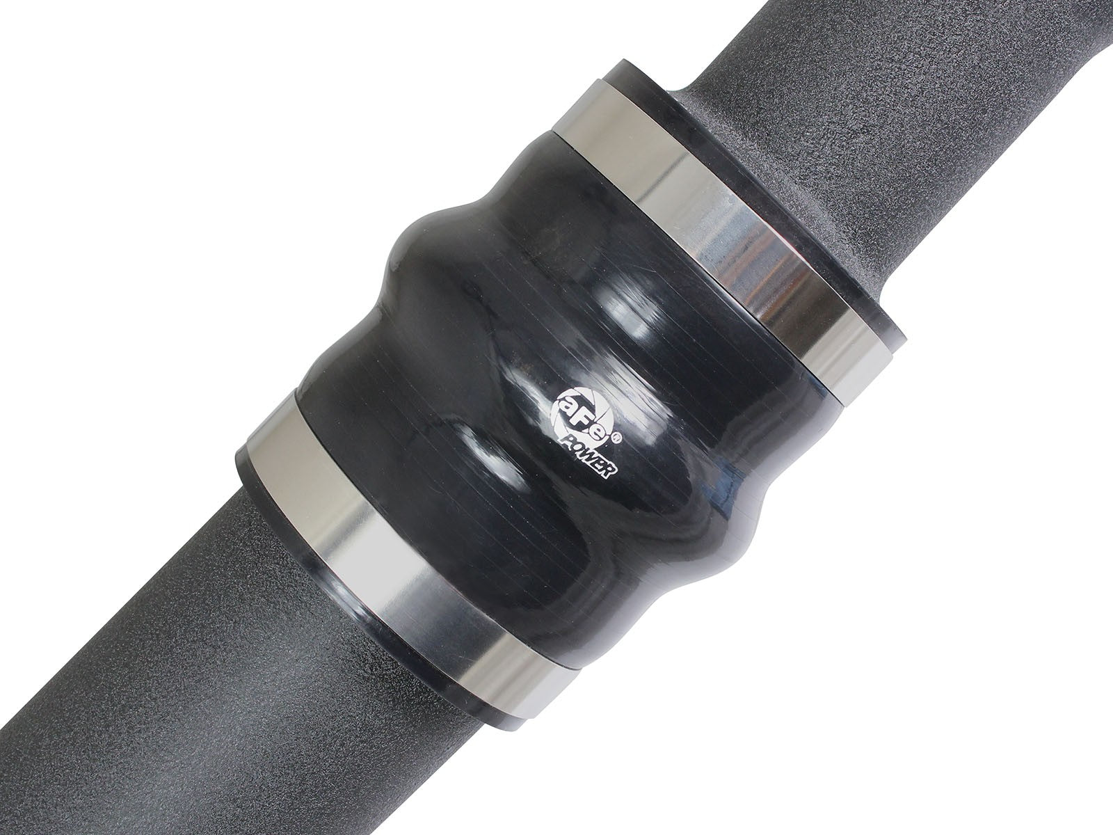 BladeRunner 3 Inch Aluminum Hot Charge Pipe Black Ford F-150 15-19 V6-2.7L (tt) aFe Power