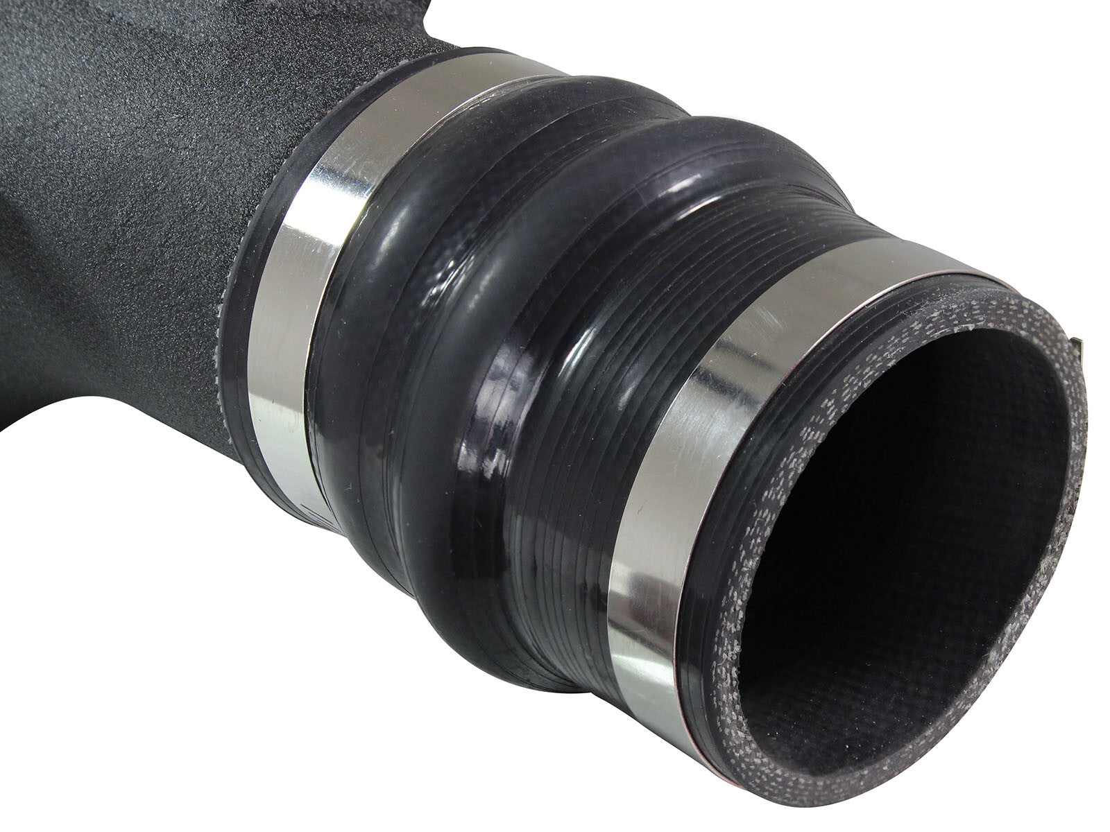 BladeRunner 3 Inch Aluminum Cold Charge Pipe Black Ford F-150 15-19 V6-2.7L (tt) aFe Power