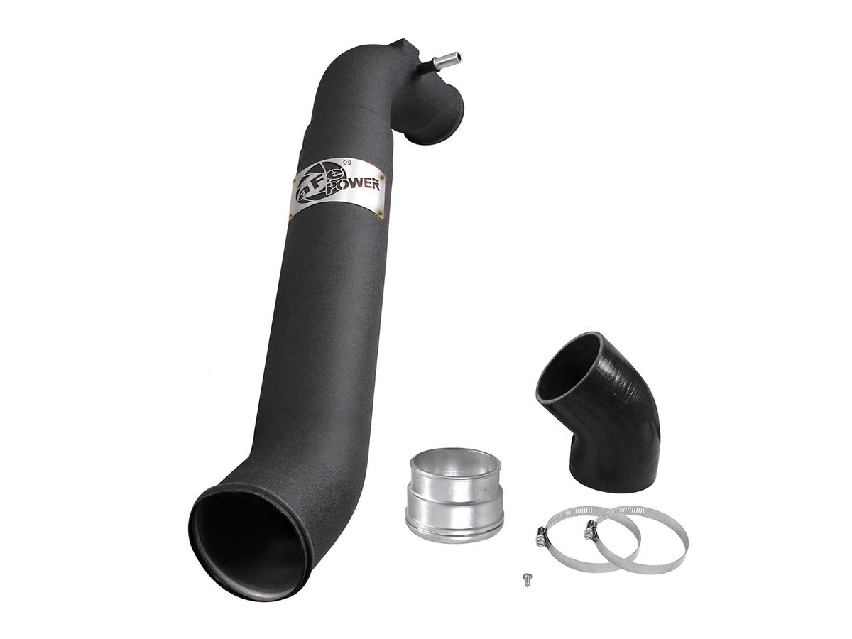 BladeRunner 3 Inch Aluminum Cold Charge Pipe Black Ford F-150 15-19 V6-2.7L (tt) aFe Power
