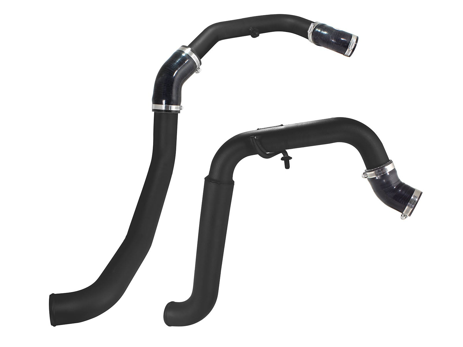 BladeRunner 2 Inch to 2-1/2 Inch Aluminum Hot Charge Pipe Black Ford F-150 15-19 V6-3.5L (tt) aFe Power