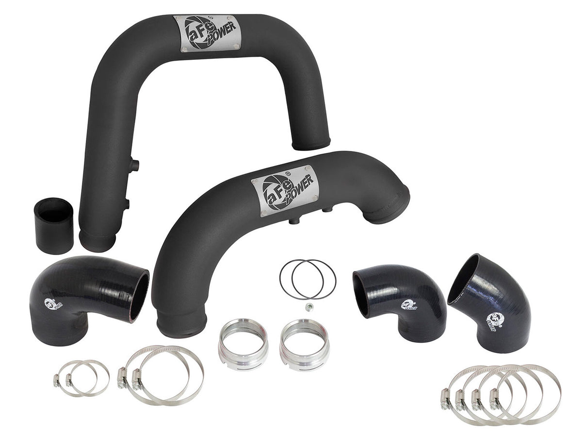 BladeRunner 2-1/2 Inch & 3 Inch Aluminum Hot and Cold Charge Pipe Kit Black GM Colorado/Canyon 16-20 L4-2.8L (td) Lwn aFe Power