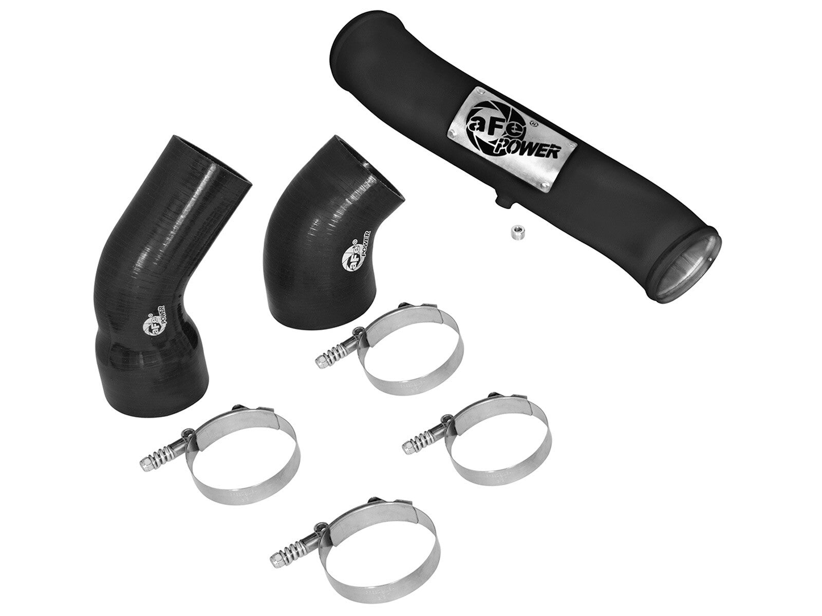 BladeRunner 3 Inch Aluminum Cold Charge Pipe Black Nissan Titan Xd 16-19 V8-5.0L (td) aFe Power