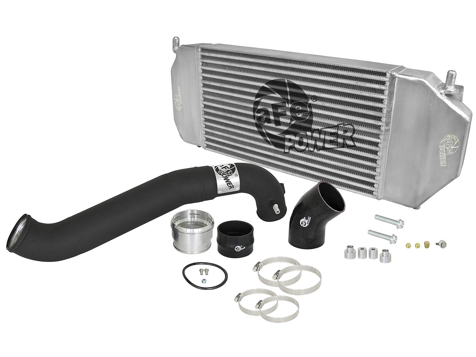 BladeRunner GT Series Intercooler Kit w/ Tubes Black Ford F-150 Raptor 17-19 V6-3.5L (tt) aFe Power