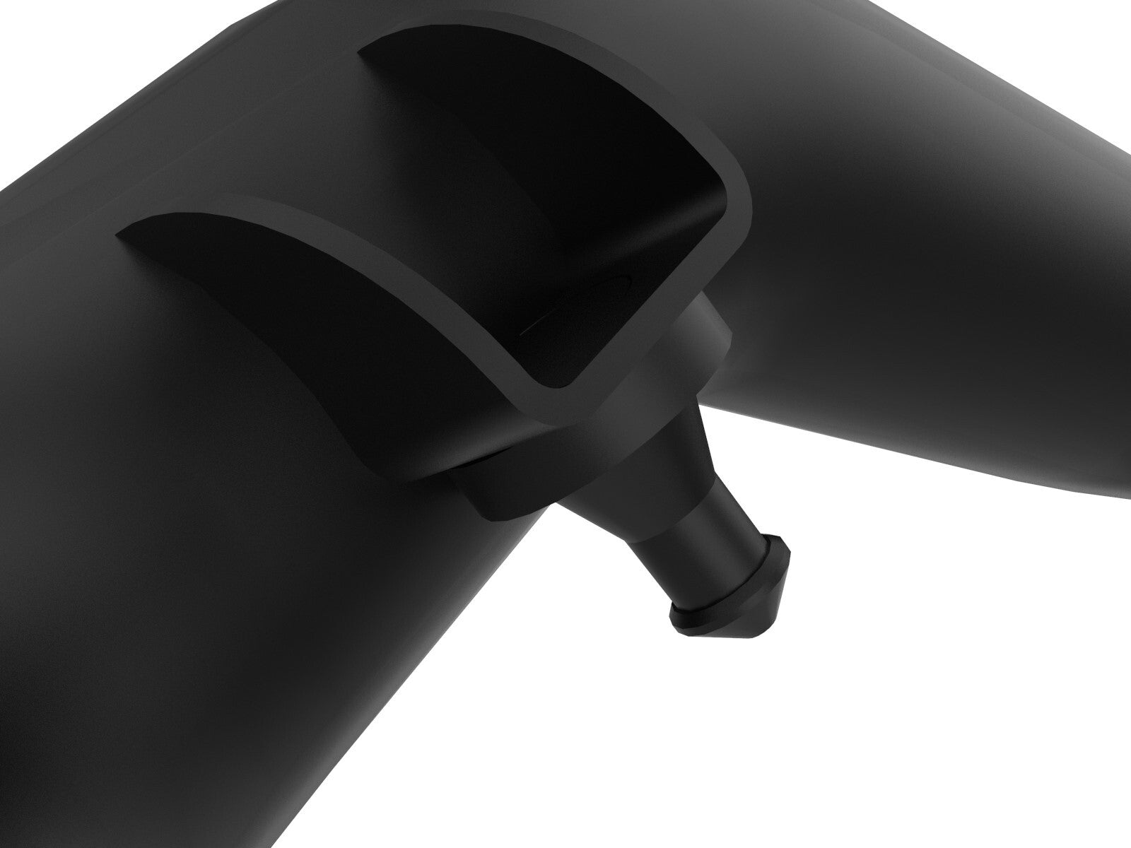 BladeRunner 2-1/2 Inch Aluminum Hot Charge Pipe Black Ford F-150 Raptor 17-20 V6-3.5L (tt) aFe Power