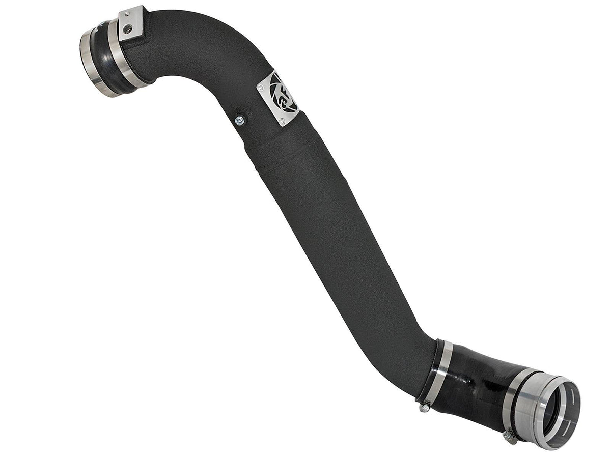BladeRunner 3-1/2 Inch to 3 Inch Aluminum Cold Charge Pipe Black Ford F-150 Raptor 17-19 V6-3.5L (tt) aFe Power