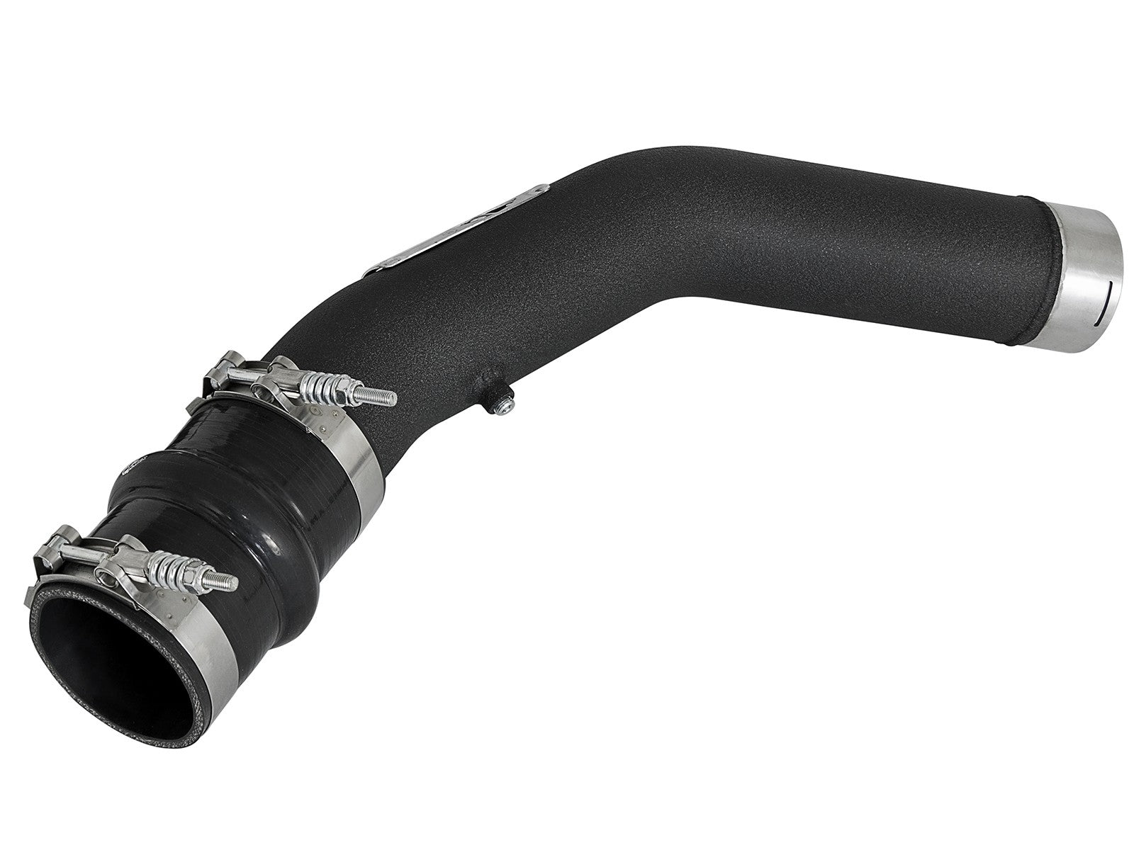 BladeRunner 3 Inch Aluminum Hot Charge Pipe Black Ford Diesel Trucks 17-22 V8-6.7L (td) aFe Power