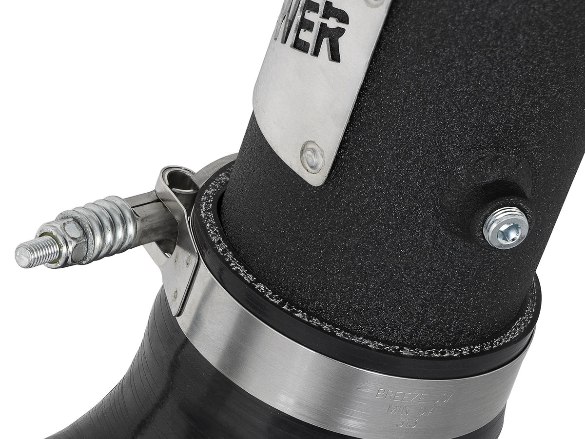 BladeRunner 3 Inch Aluminum Cold Charge Pipe Black Ford Diesel Trucks 17-22 V8-6.7L (td) aFe Power