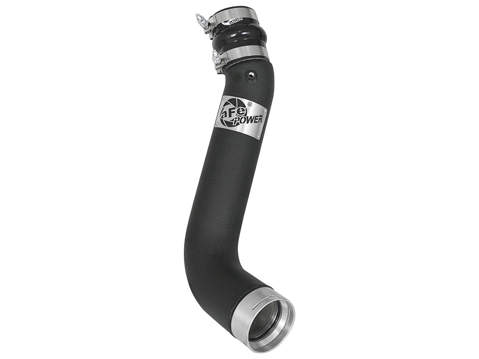 BladeRunner 3 Inch Aluminum Cold Charge Pipe Black GM Diesel Trucks 17-19 V8-6.6L (td) L5P aFe Power