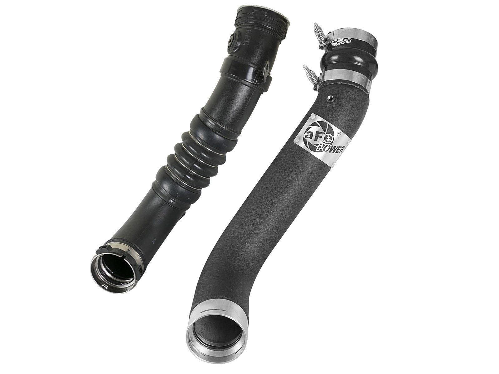 BladeRunner 3 Inch Aluminum Cold Charge Pipe Black GM Diesel Trucks 17-19 V8-6.6L (td) L5P aFe Power