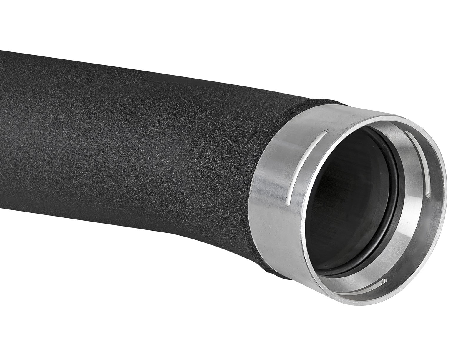 BladeRunner 3-1/2 Inch to 3 Inch Aluminum Cold Charge Pipe Black Ford F-150 18-19 V6-3.0L (td) aFe Power