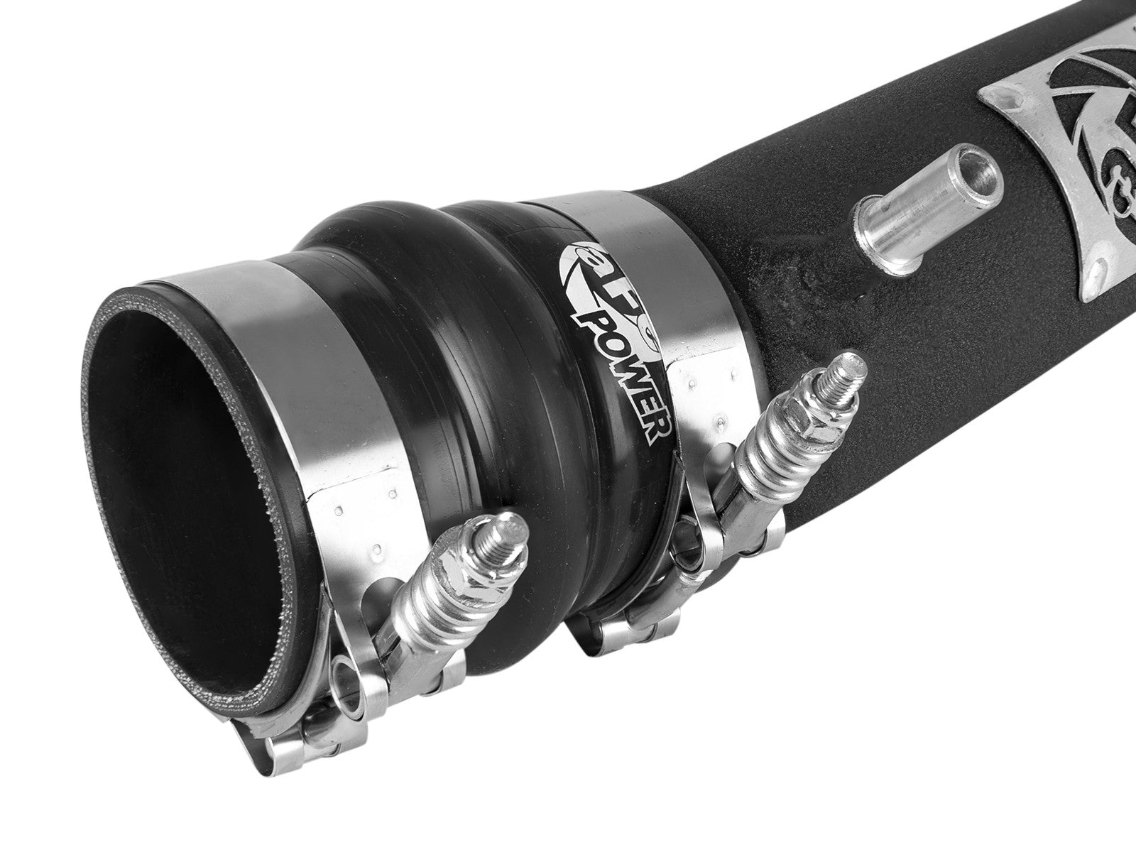 BladeRunner 3 Inch Aluminum Hot and Cold Charge Pipe Kit Black Ford Ranger 19-23 L4-2.3L (t) aFe Power