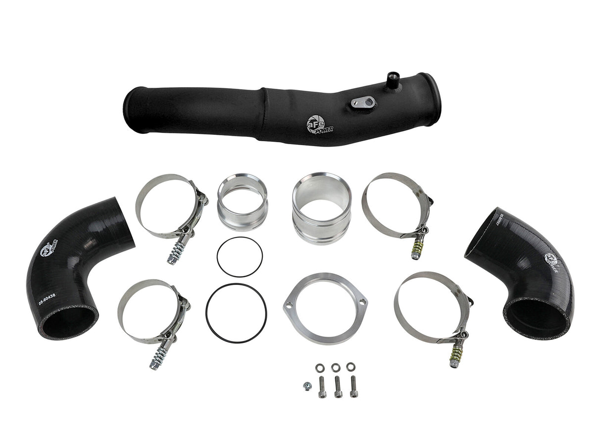 BladeRunner 2-1/2 Inch Aluminum Hot Charge Pipe Black Toyota Gr Supra (A90) 20-26 L6-3.0L (t) aFe Power