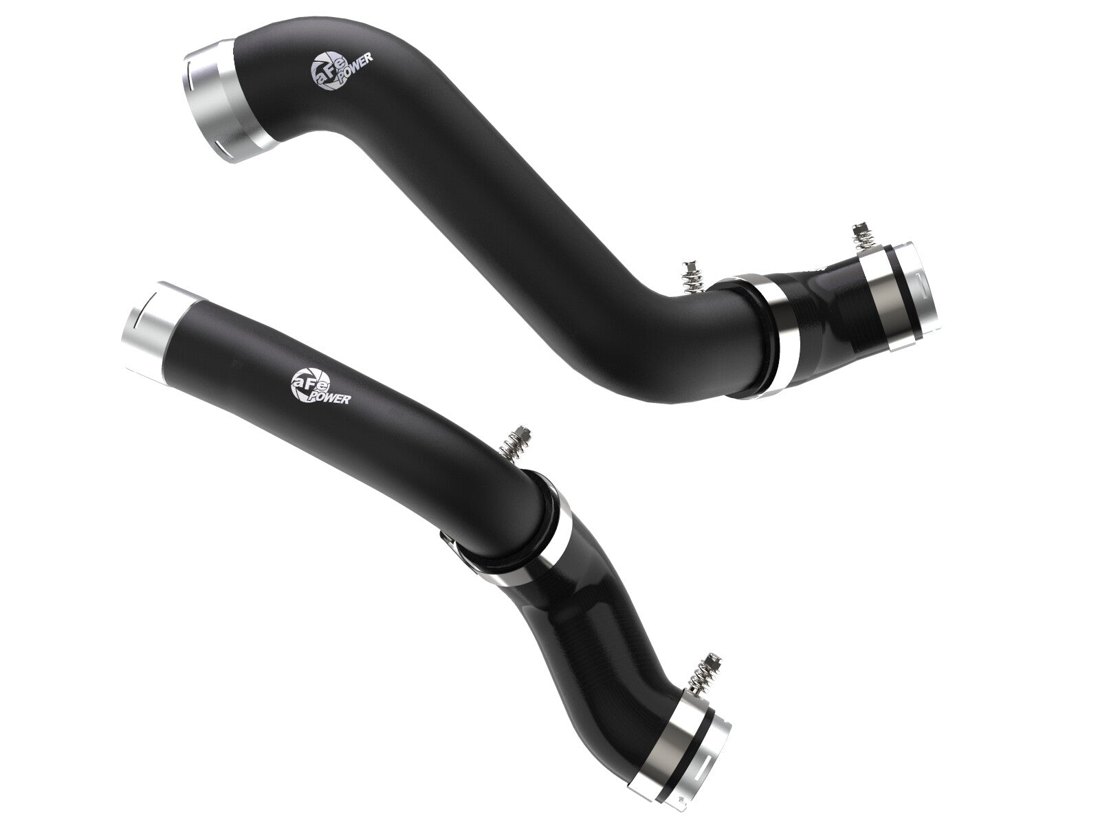 BladeRunner 2-1/2 Inch to 3 Inch Aluminum Hot and Cold Charge Pipe Kit Black GM Silverado/Sierra 1500 19-26 L4-2.7L (t) aFe Power