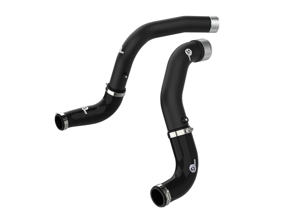 BladeRunner 3 Inch Aluminum Hot and Cold Charge Pipe Kit Black Jeep Wrangler (Jl) 20-23 V6-3.0L (td) EcoDiesel aFe Power