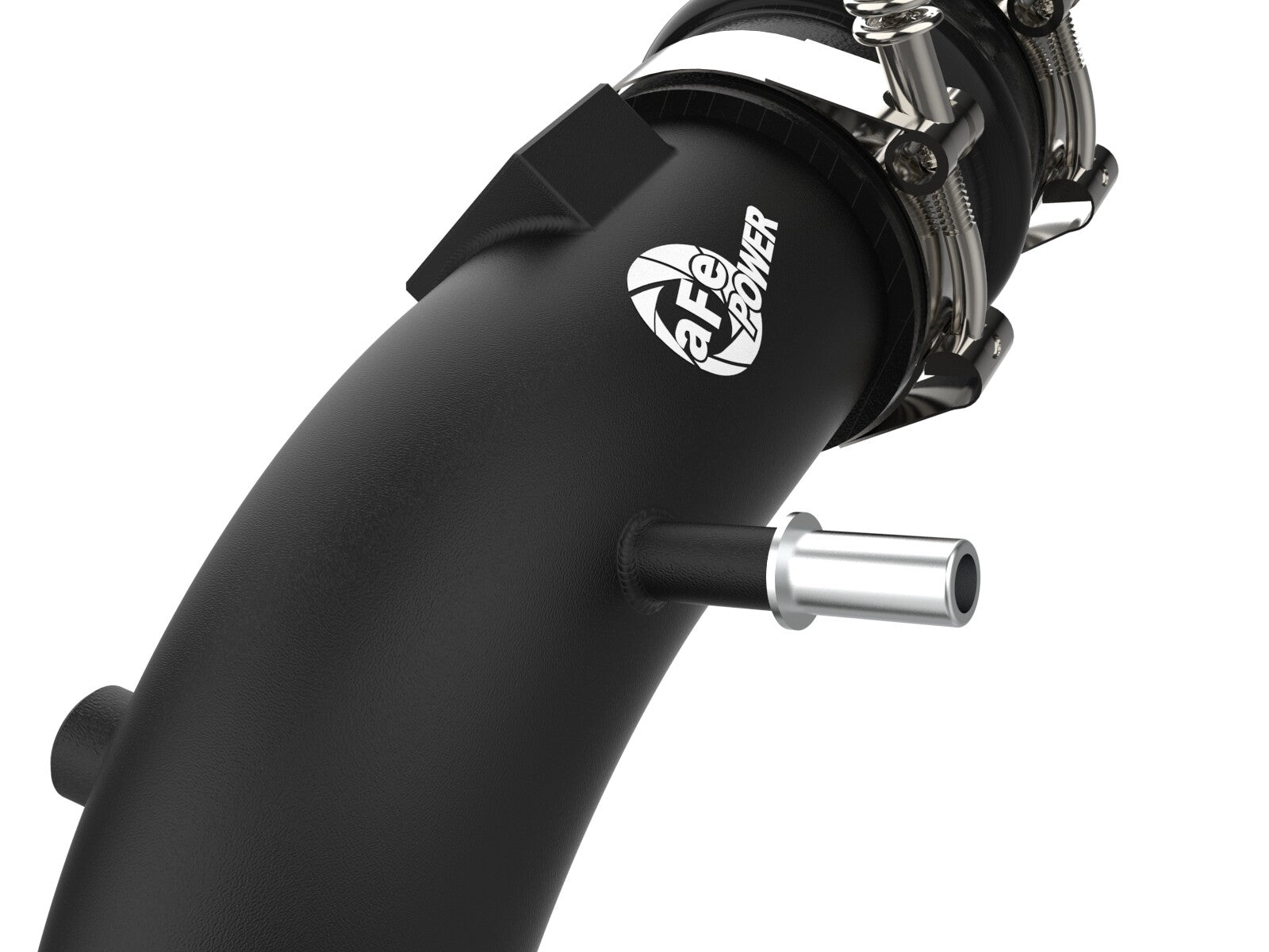 BladeRunner Aluminum Hot and Cold Charge Pipe Kit Black Ford F-150 21-24 V6-2.7L (tt) aFe Power