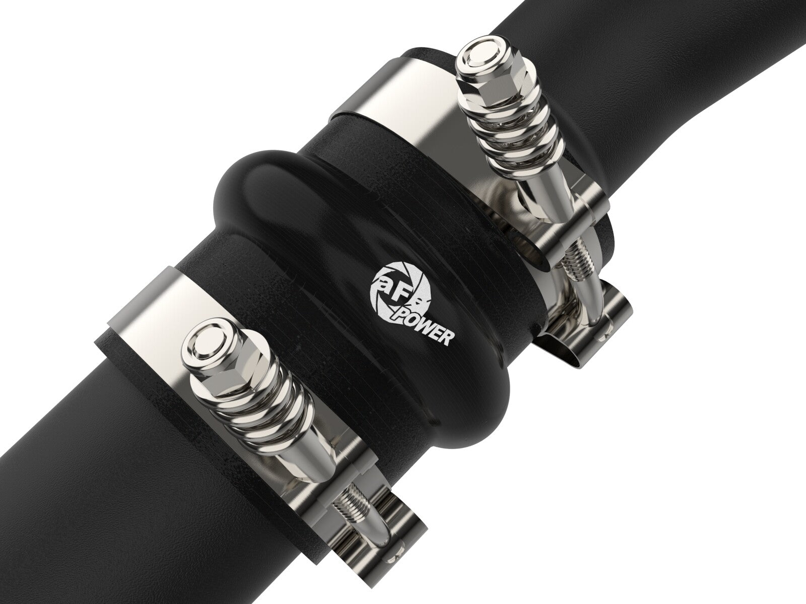 BladeRunner Aluminum Hot and Cold Charge Pipe Kit Black Ford F-150 21-24 V6-2.7L (tt) aFe Power