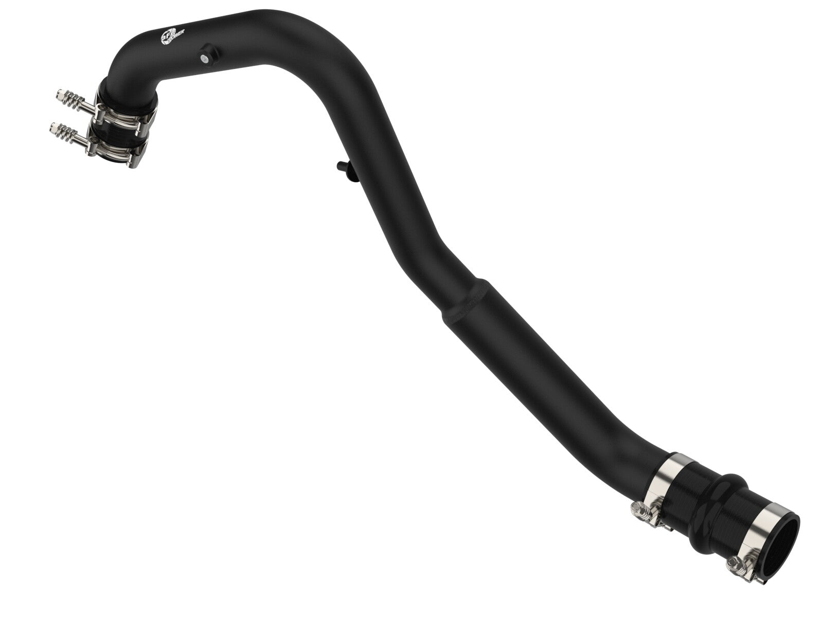 BladeRunner Aluminum Hot and Cold Charge Pipe Kit Black Ford F-150 21-24 V6-2.7L (tt) aFe Power