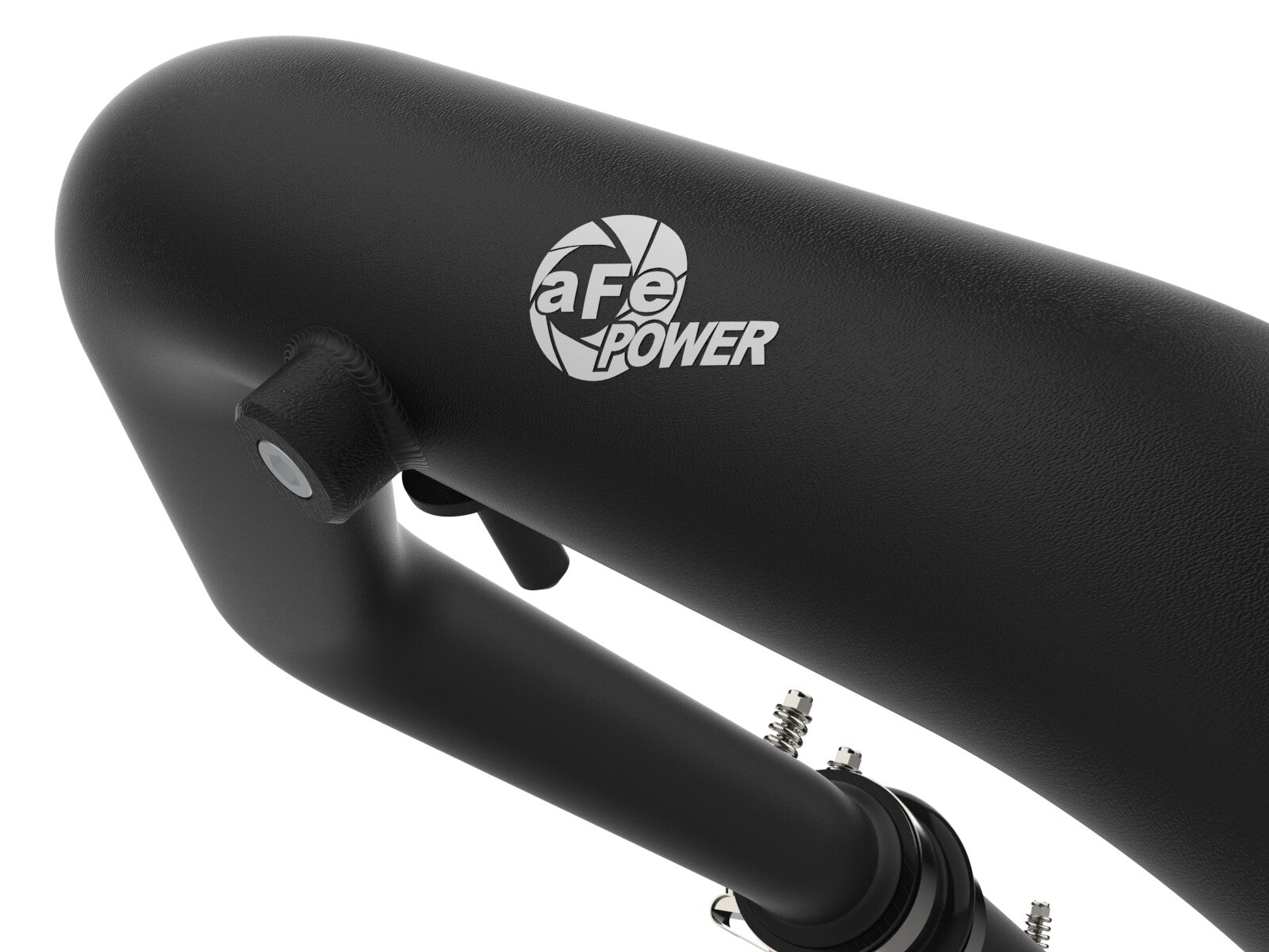 BladeRunner 2 Inch to 2-1/2 Inch Aluminum Hot Charge Pipe Black Ford F-150 21-24 V6-2.7L (tt) aFe Power