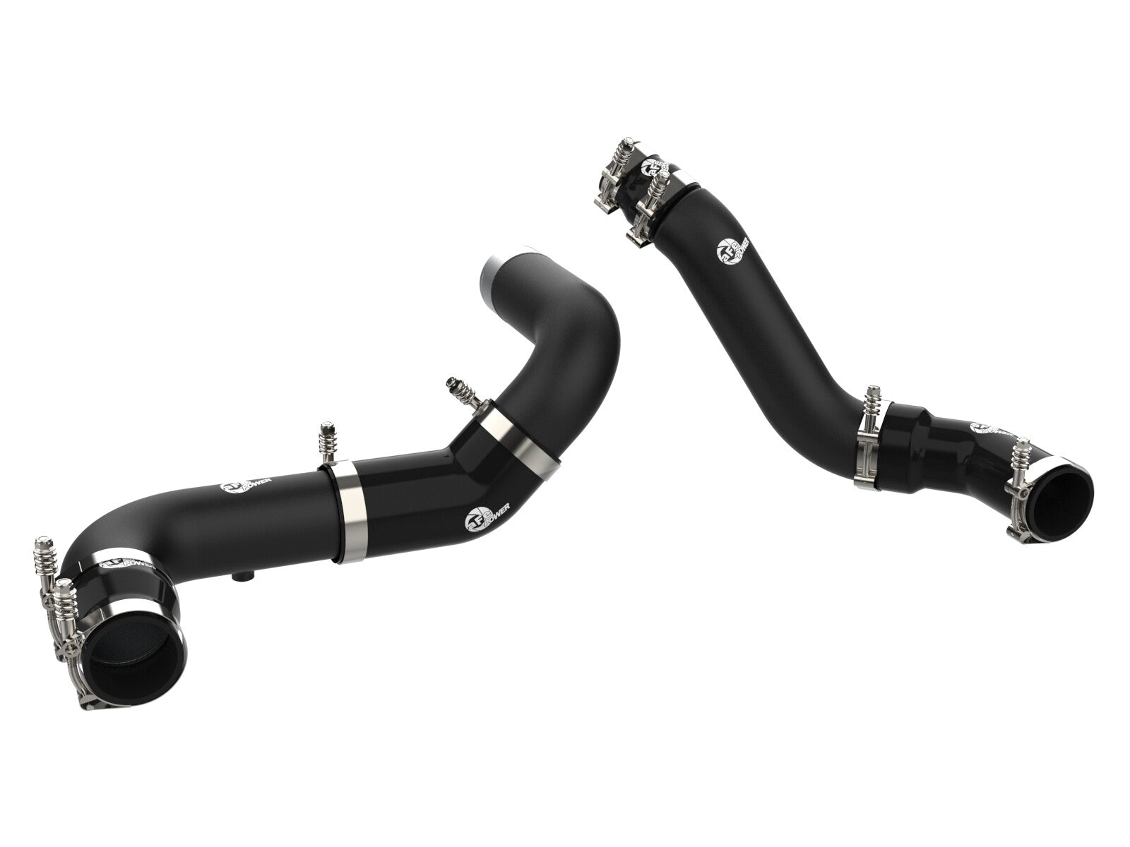 BladeRunner 2-1/2 Inch & 3 Inch Aluminum Hot and Cold Charge Pipe Kit Black Ram 1500 16-19 V6-3.0L (td) aFe Power