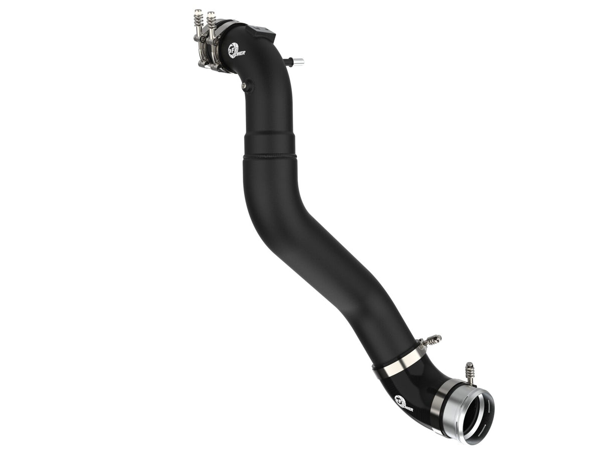 BladeRunner 3 Inch Aluminum Hot and Cold Charge Pipe Kit Black Ford F-150/Raptor 21-26 V6-3.5L (tt) aFe Power