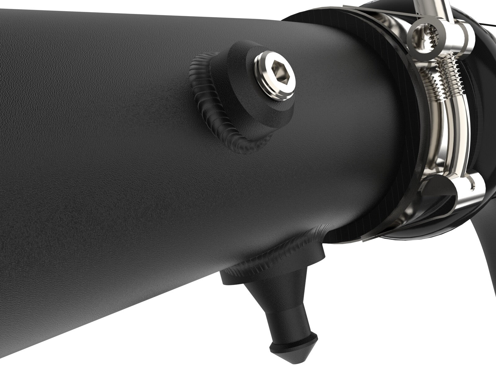 BladeRunner 3 Inch Aluminum Hot and Cold Charge Pipe Kit Black Ford F-150/Raptor 21-26 V6-3.5L (tt) aFe Power