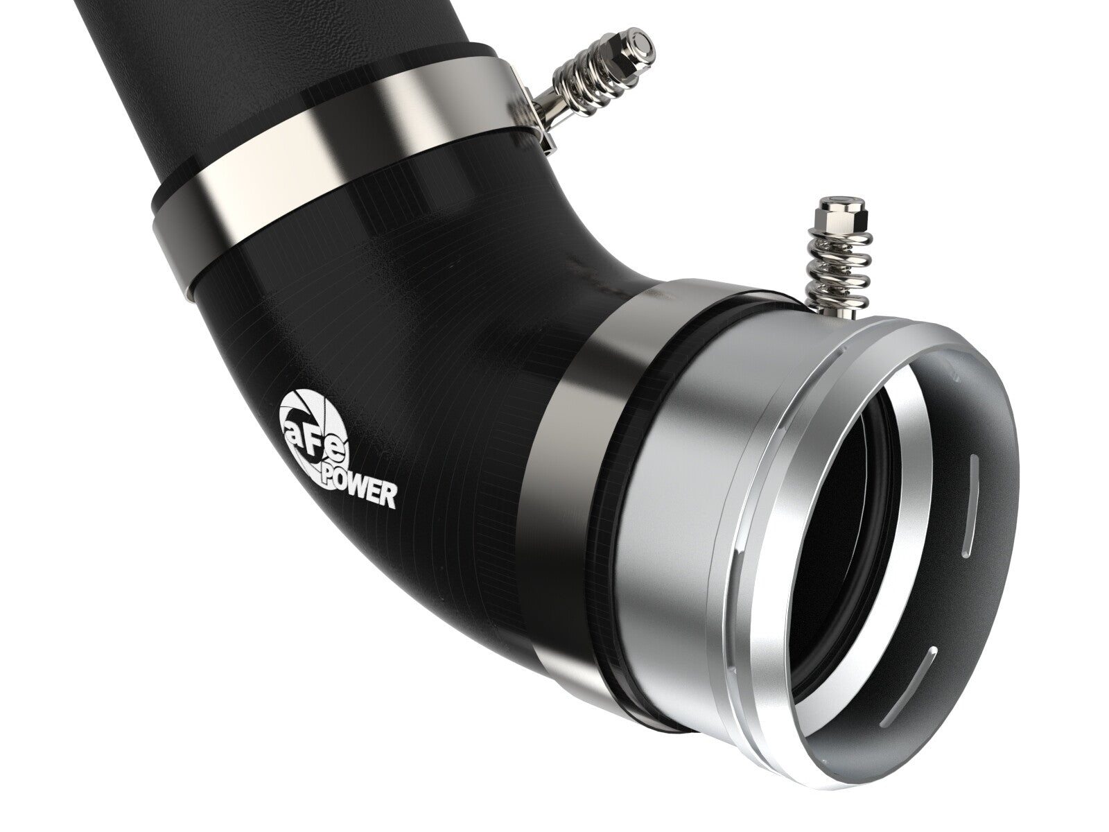 BladeRunner 3 Inch Aluminum Cold Charge Pipe Black Ford F-150/Raptor 21-26 V6-3.5L (tt) aFe Power