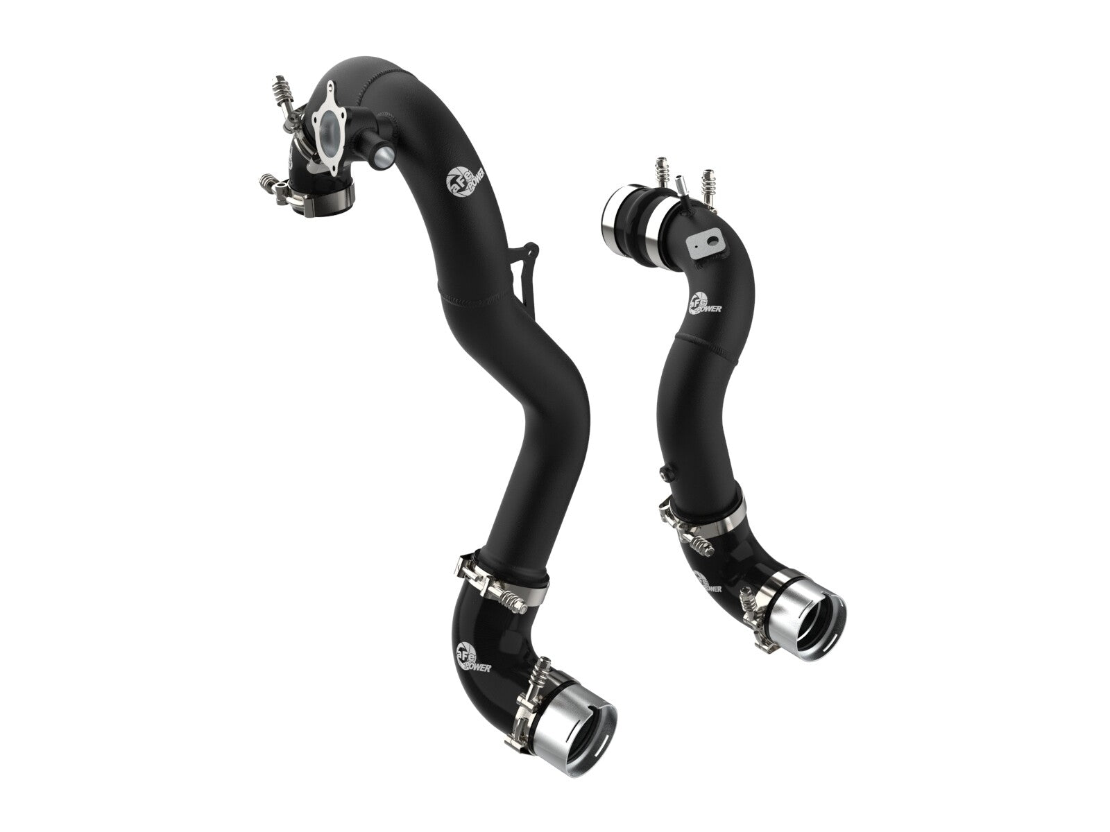 BladeRunner 3 Inch Aluminum Hot and Cold Charge Pipe Kit Black Ford Bronco 21-24/Ranger 2024 L4-2.3L (t) aFe Power