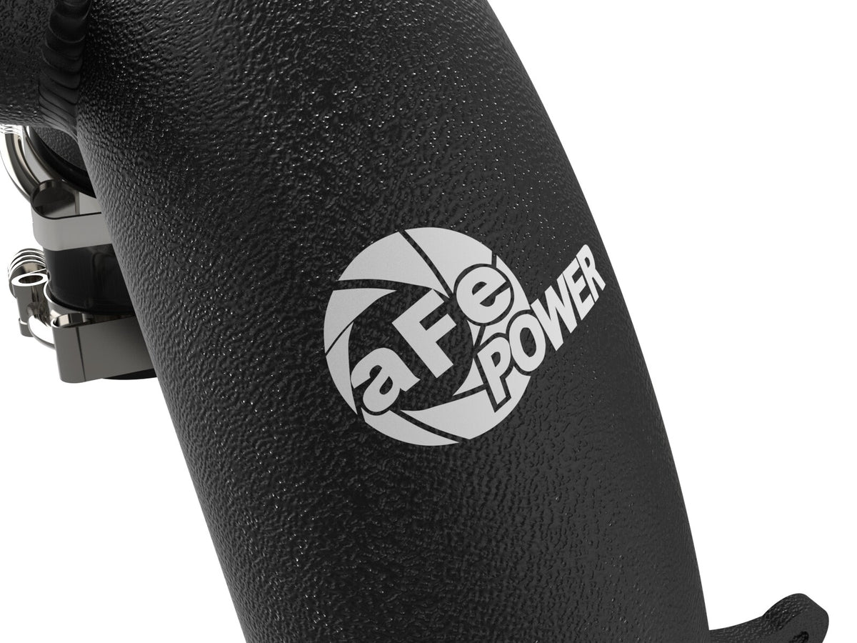 BladeRunner 3 Inch Aluminum Hot Charge Pipe Black Ford Bronco 21-24/Ranger 2024 L4-2.3L (t) aFe Power