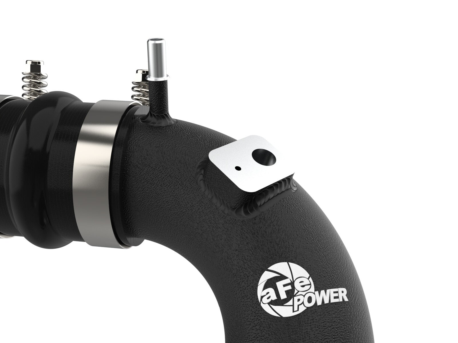 BladeRunner 3 Inch Aluminum Cold Charge Pipe Black Ford Bronco 21-24/Ranger 2024 L4-2.3L (t) aFe Power