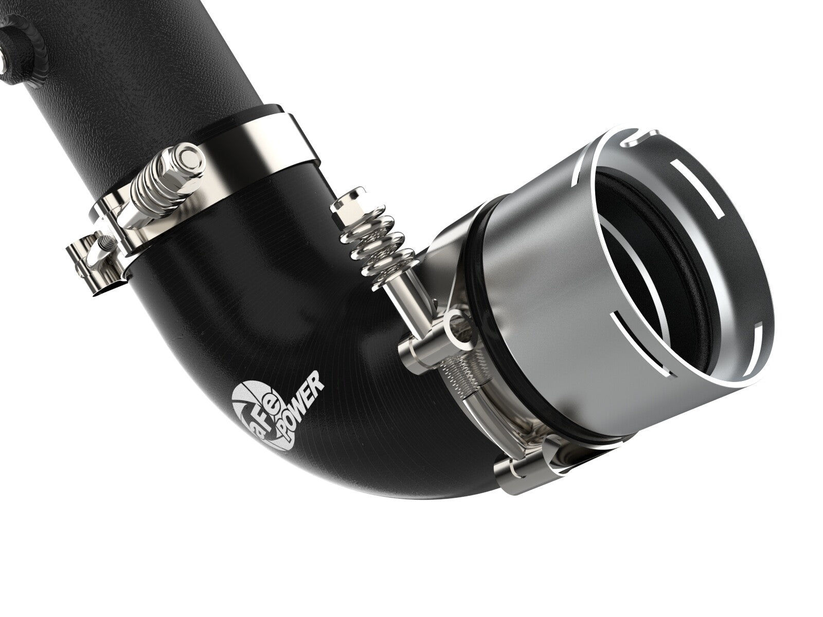 BladeRunner 3 Inch Aluminum Cold Charge Pipe Black Ford Bronco 21-24/Ranger 2024 L4-2.3L (t) aFe Power