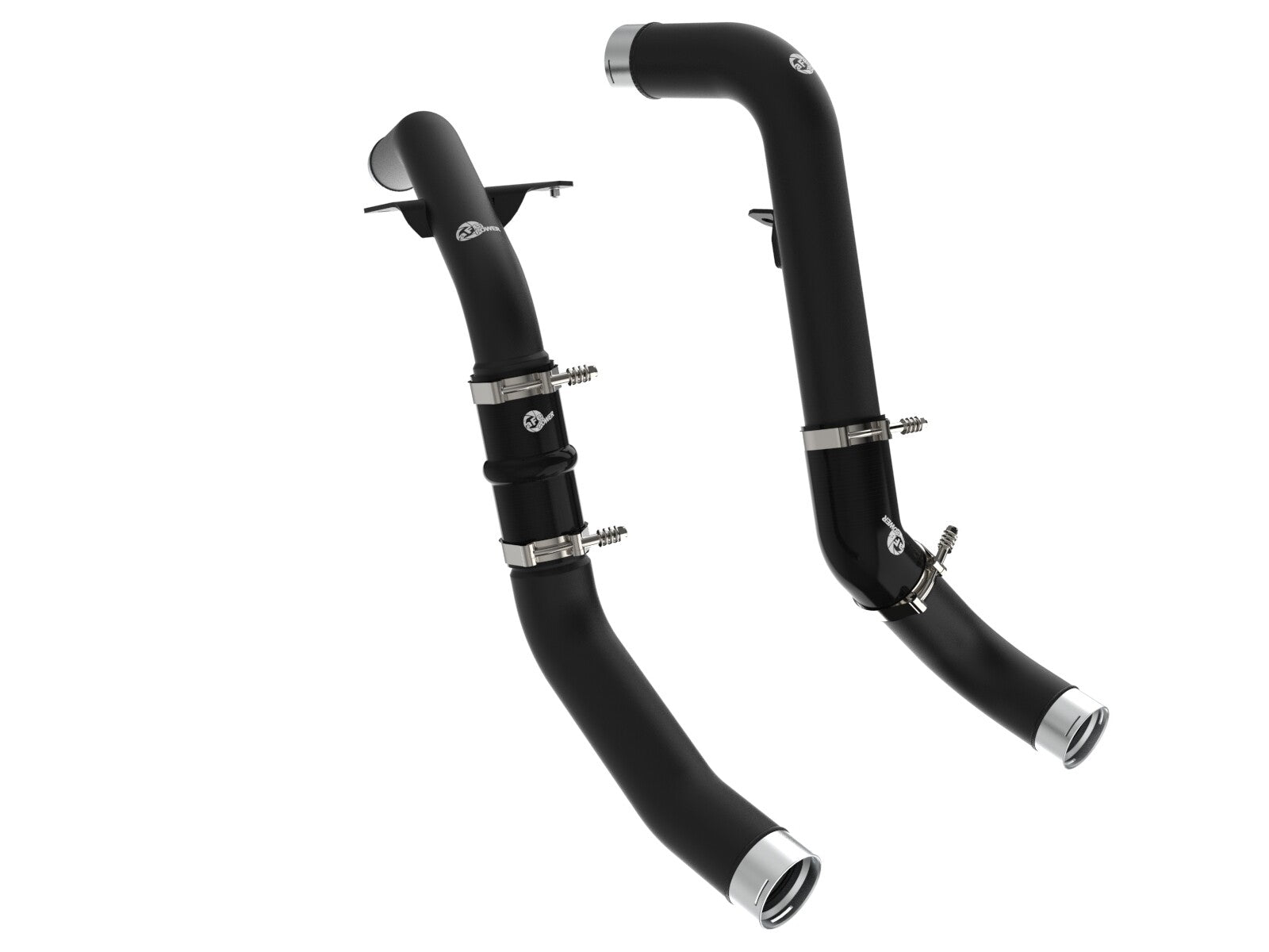 BladeRunner 2-1/2 Inch & 3 Inch Aluminum Hot and Cold Charge Pipe Kit Black Ram 1500 20-23 V6-3.0L (td) aFe Power