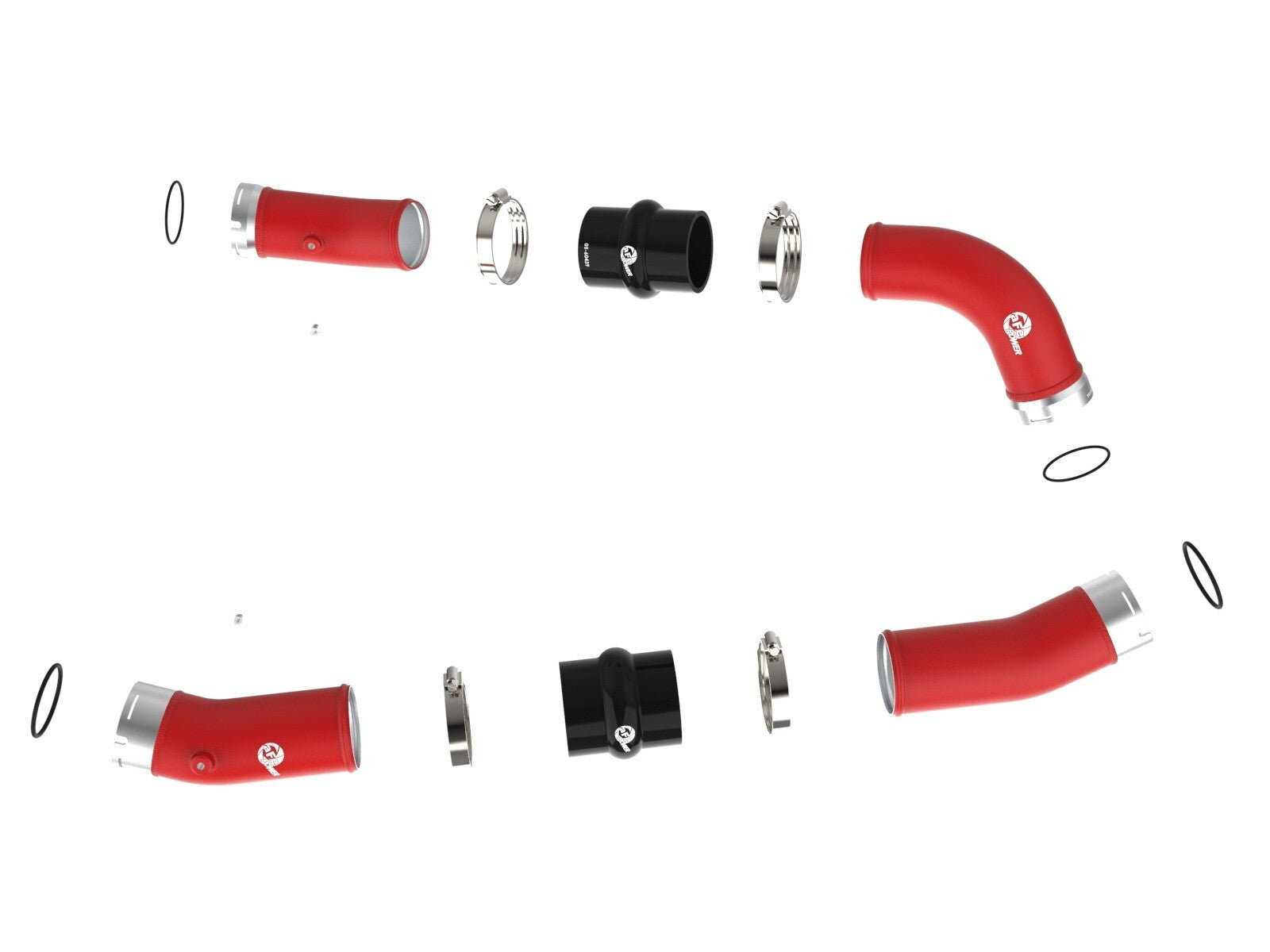 BladeRunner Aluminum Hot and Cold Charge Pipe Kit Toyota Tacoma 24-26 L4-2.4L (t) aFe Power