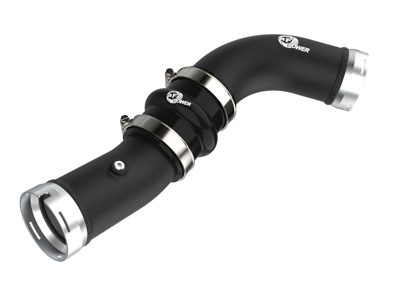 BladeRunner 2-1/2 Inch Aluminum Hot Charge Pipe Black Toyota Tacoma 24-26 L4-2.4L (t) aFe Power