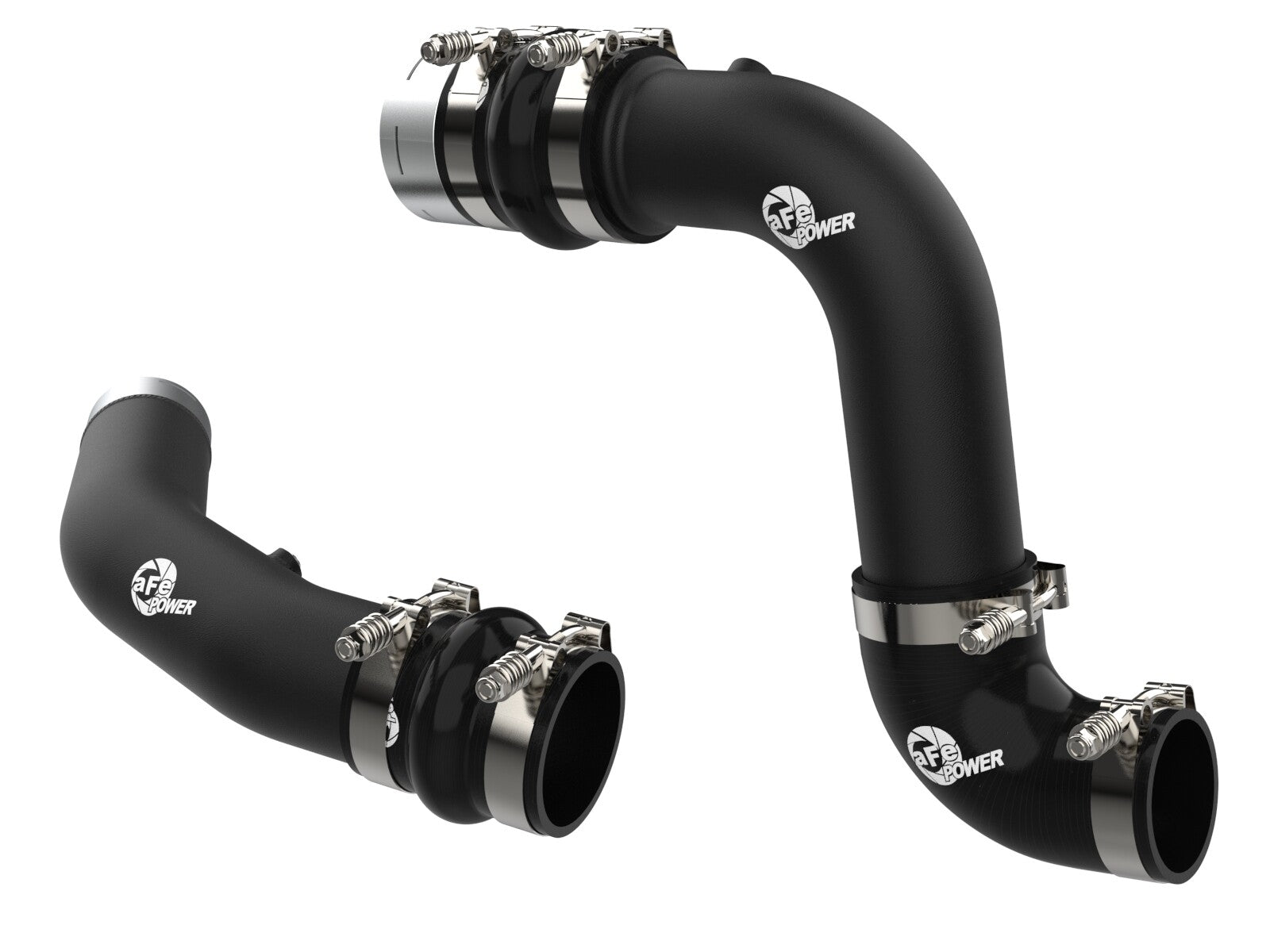 BladeRunner Aluminum Hot and Cold Charge Pipe Kit Ford Diesel Trucks 23-26 V8-6.7L (td) aFe Power