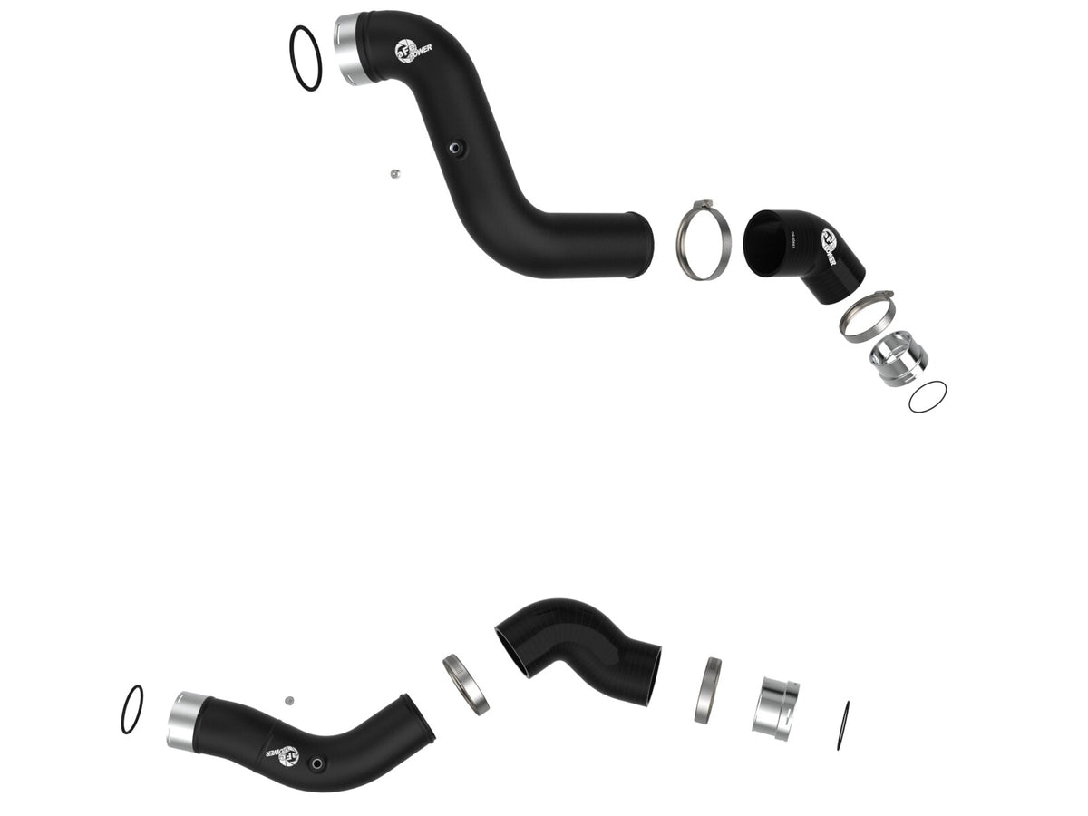 BladeRunner 2-1/2 Inch & 3 Inch Aluminum Hot and Cold Charge Pipe Kit Black GM Colorado/Canyon 23-26 L4-2.7L (t) aFe Power
