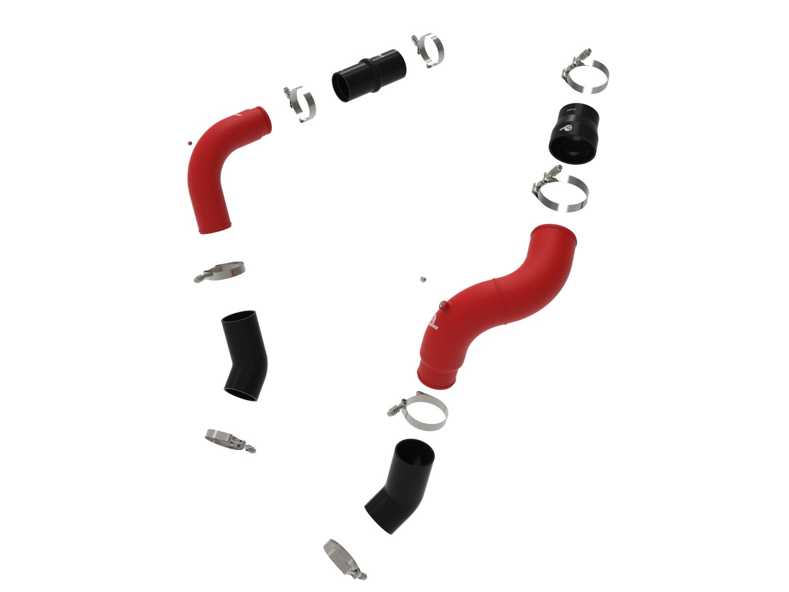 BladeRunner Aluminum Hot and Cold Charge Pipe Kit Ram Diesel Trucks 25-26 L6-6.7L (td) aFe Power