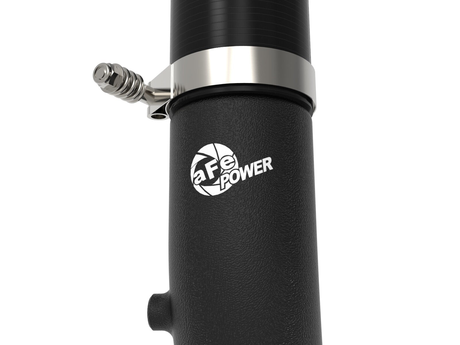 BladeRunner 2-1/2 Inch to 3 Inch Aluminum Hot-Side Charge Pipe Black Ram Diesel Trucks 25-26 L6-6.7L (td) aFe Power