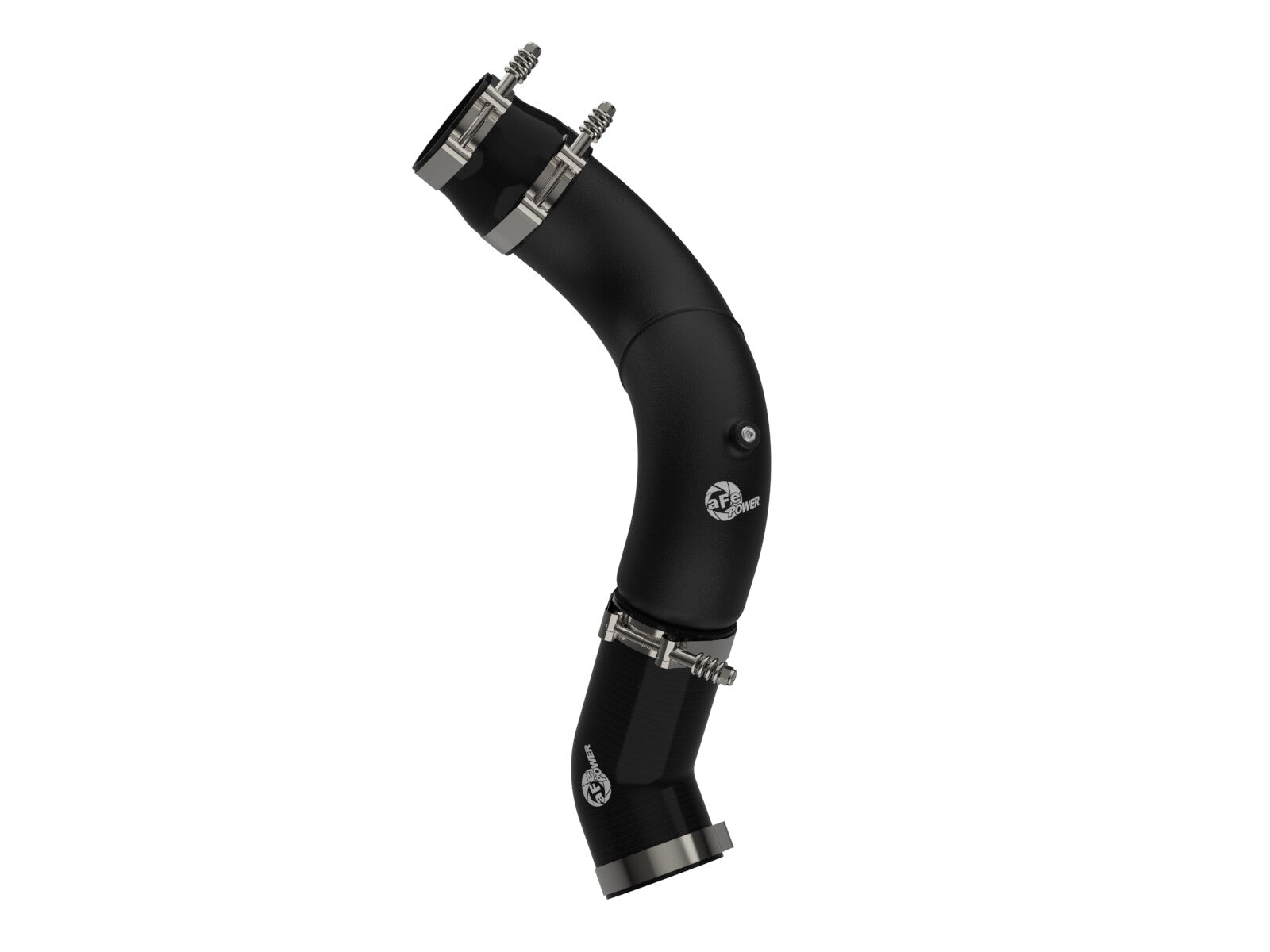 BladeRunner 2-1/2 Inch to 3 Inch Aluminum Cold-Side Charge Pipe Black Ram Diesel Trucks 25-26 L6-6.7L (td) aFe Power