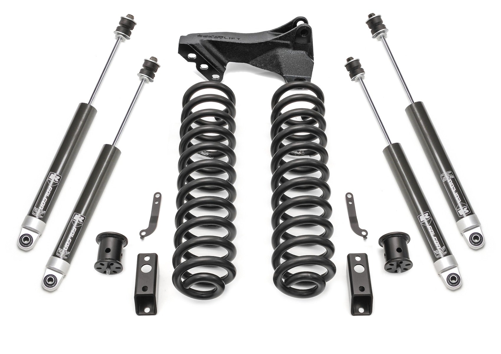 2.5 Inch Coil Spring Front Lift Kit W/Falcon 1.1 Monotube Shocks Front/Rear 2011-2016 Ford  F-250/F-350 Super Duty Diesel 4WD ReadyLIFT