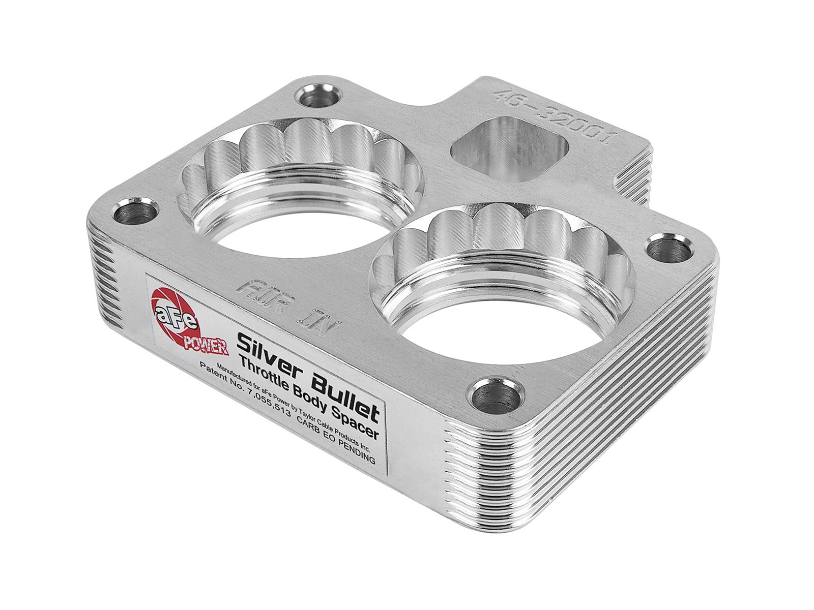 Silver Bullet Throttle Body Spacer Kit Dodge Trucks 94-01 V8-5.2L/5.9L aFe Power