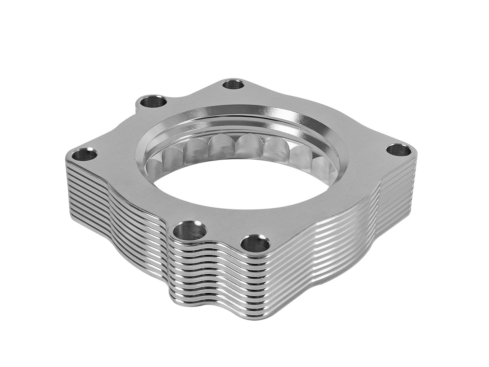 Silver Bullet Throttle Body Spacer Kit Dodge Trucks 03-08 V8-5.7L Hemi w/ aFe POWER Air Intake Only aFe Power