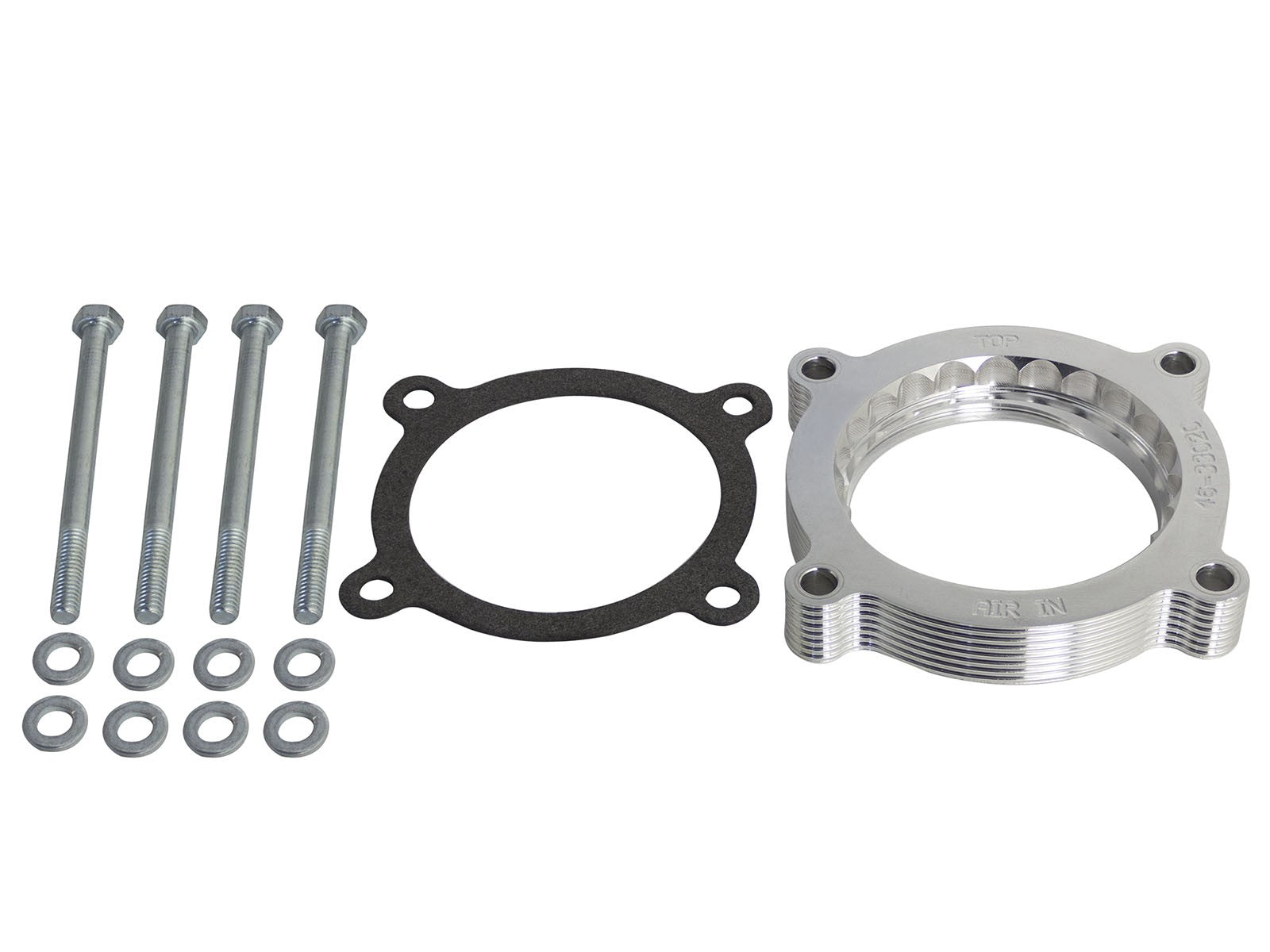 Silver Bullet Throttle Body Spacer Kit Ford Mustang GT 11-23 V8-5.0L 15 ft-lbs Torque Gain aFe Power