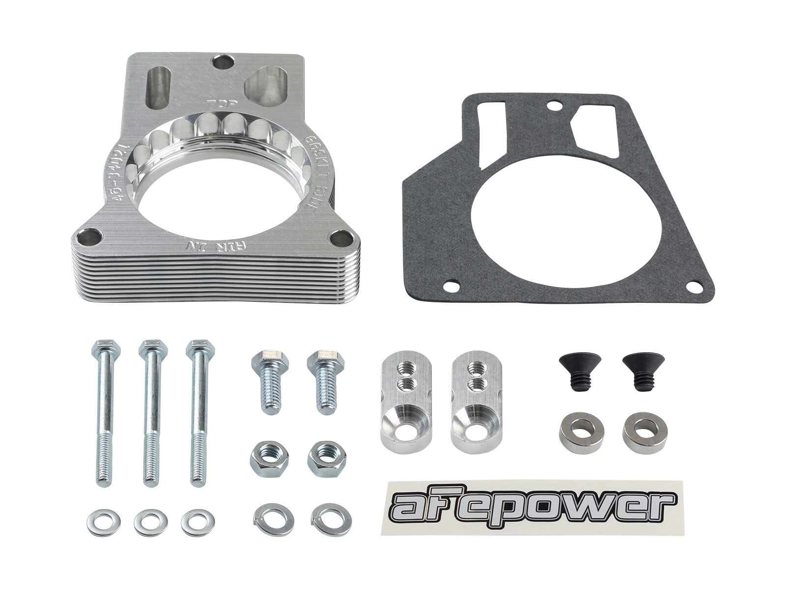 Silver Bullet Throttle Body Spacer Kit GM Trucks 2500/3500 96-00 V8-7.4L/01-07 V8-8.1L aFe Power