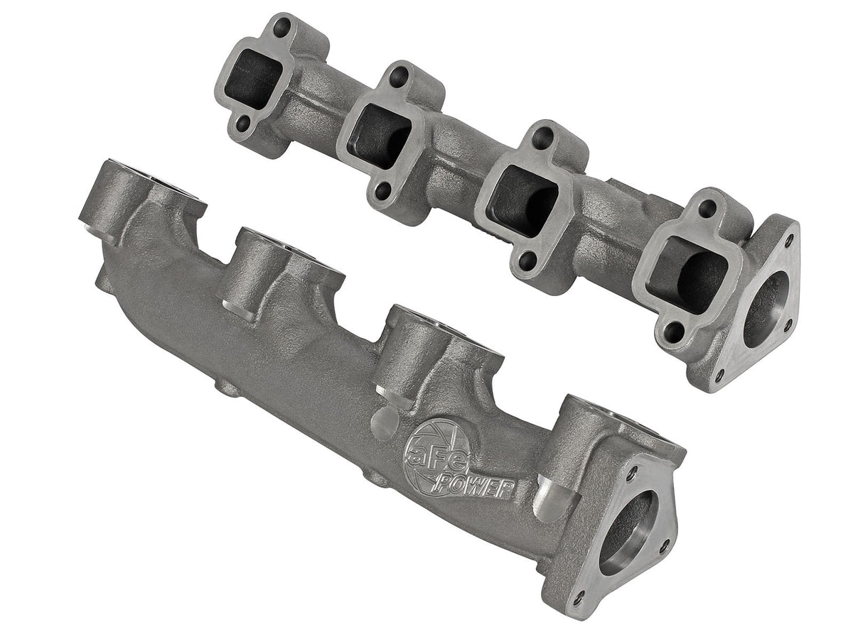 BladeRunner Ported Ductile Iron Exhaust Manifold GM Diesel Trucks 01-16 V8-6.6L (td) Lly/Lbz/Lmm/Lml aFe Power