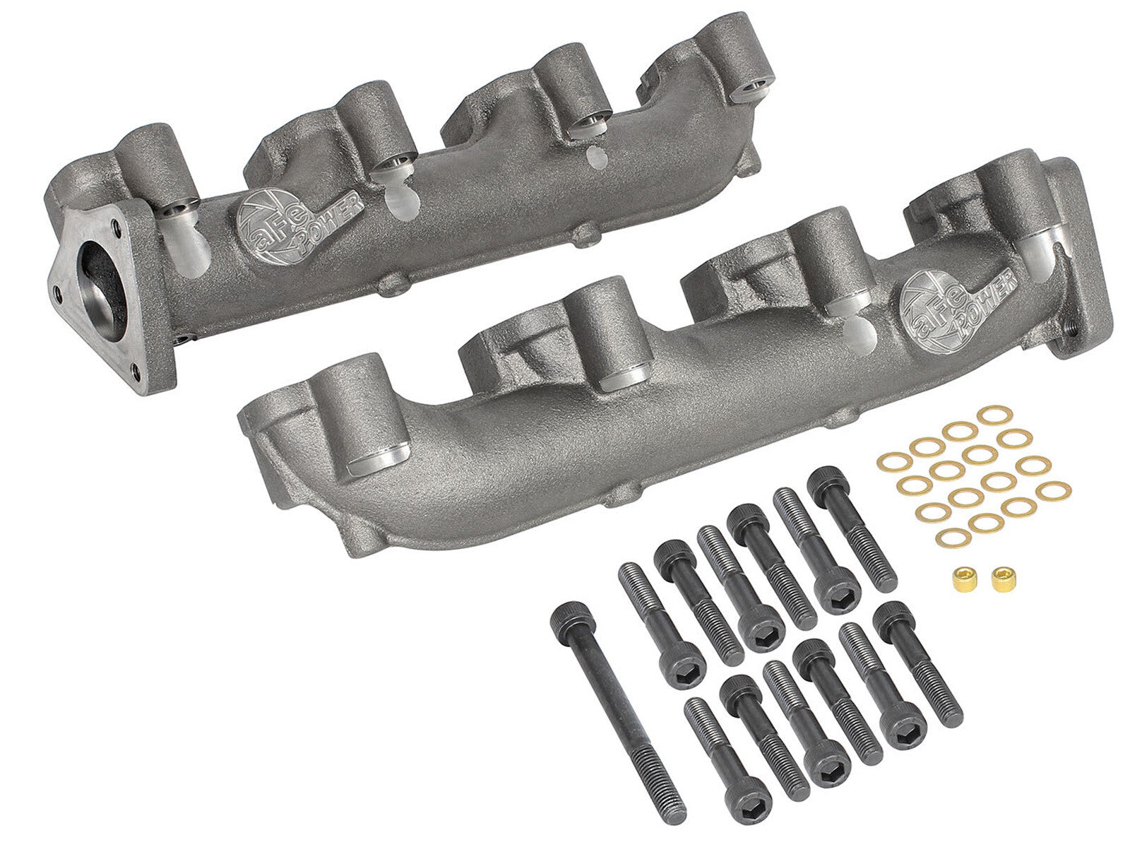 BladeRunner Ported Ductile Iron Exhaust Manifold GM Diesel Trucks 01-16 V8-6.6L (td) Lly/Lbz/Lmm/Lml aFe Power
